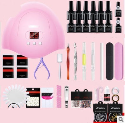 Kit Completo de Esmalte Gel UV para Manicura DIY - Lámpara 36W - Image 8
