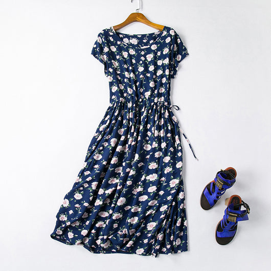 Vestido de Algodón y Seda - Image 4