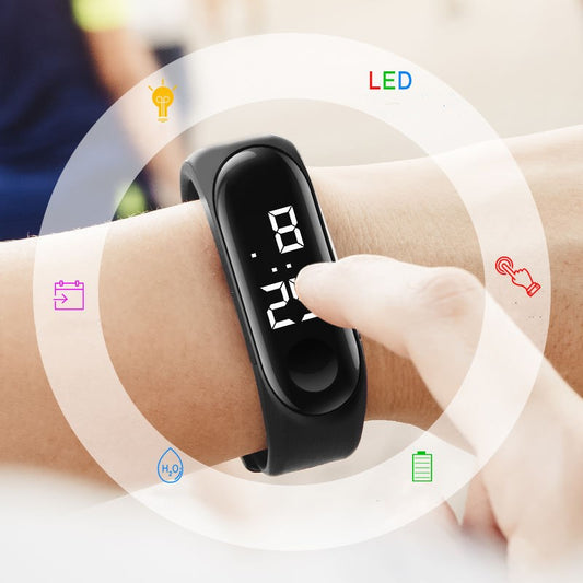 Reloj Digital LED Táctil Resistente al Agua - Image 2