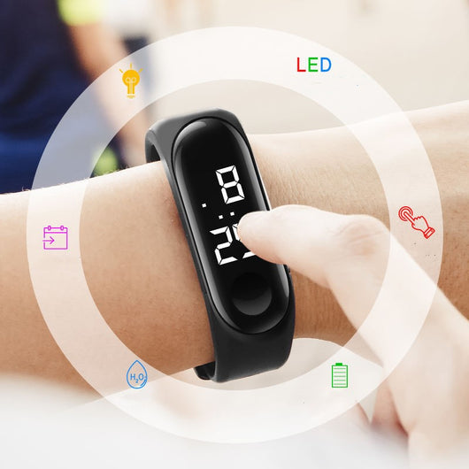 Reloj Digital LED Táctil Resistente al Agua - Image 2