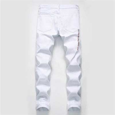 Jeans Rotos con Bordado Artesanal - Image 7