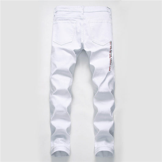 Jeans Rotos con Bordado Artesanal - Image 7