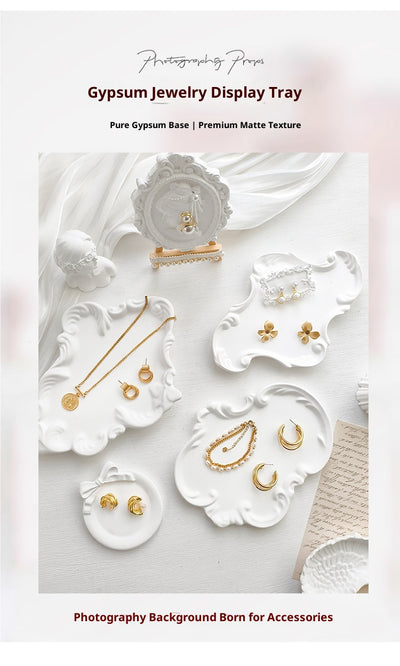 Bandeja Exhibidora de Joyas Estilo Barroco Europeo en Yeso - Image 15