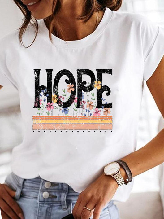 Camiseta de Algodón para Mujer - Casual Versátil de Manga Corta - Image 7