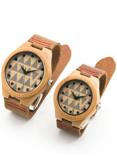 Reloj de Cuero Bambú Elegancia Profesional - Image 7