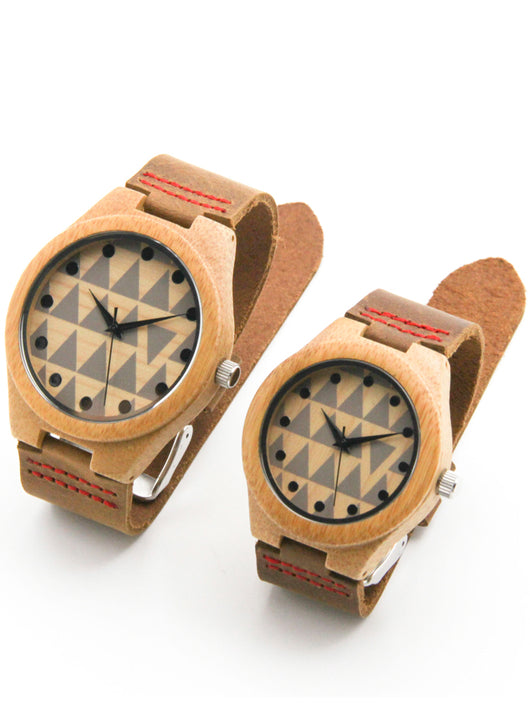 Reloj de Cuero Bambú Elegancia Profesional - Image 7
