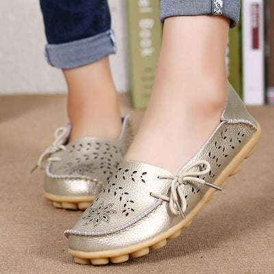 Zapatos Bajos Cómodos para Mamá con Diseño Perforado - Image 13