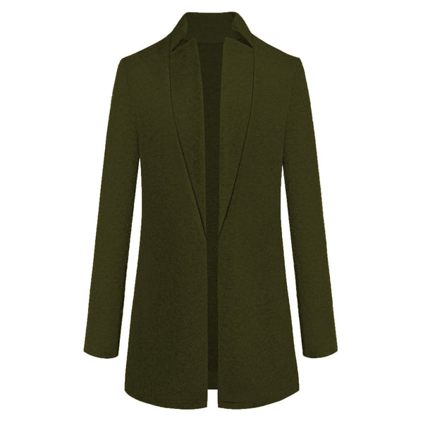 Abrigo de Lana Cuello Alto Liso - Elegancia Atemporal - Image 14