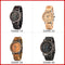 Reloj de Madera GS008 Movimiento Cuarzo Resistente al Agua Estilo Casual Ejecutivo
