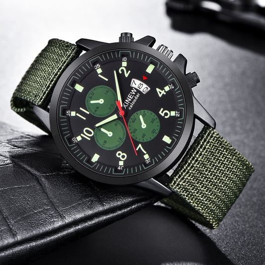 Reloj Deportivo Militar para Hombre con Banda Nylon - Image 2