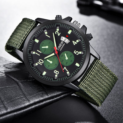 Reloj Deportivo Militar para Hombre con Banda Nylon - Image 2