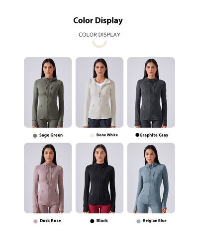 Sudadera Deportiva Mujer con Capucha - Efecto Reductor y Silueta Estilizada - Image 22