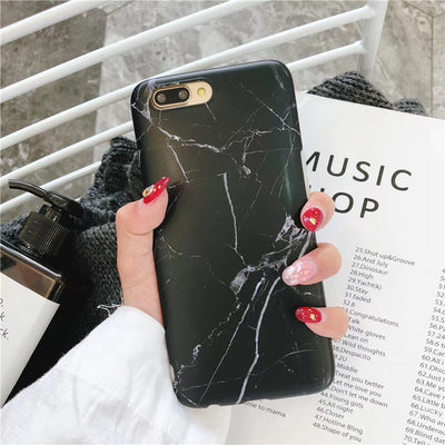 Funda para Celular Mármol Blanco y Negro Mate - Image 5