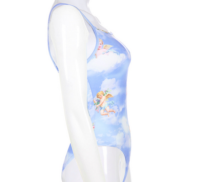 Enterizo Sensual con Estampado Ángel - Diseño Exclusivo para Noches Especiales - Image 8