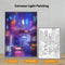 Lámpara LED 3D Pintura Luminosa - Cuadro Decorativo Changsha Noche