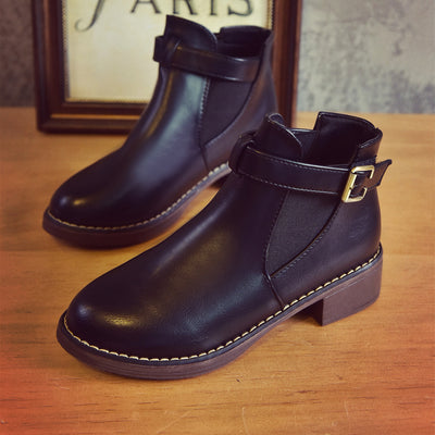 Botas Martin de Tacón Medio para Mujer - Estilo Británico Clásico - Image 5