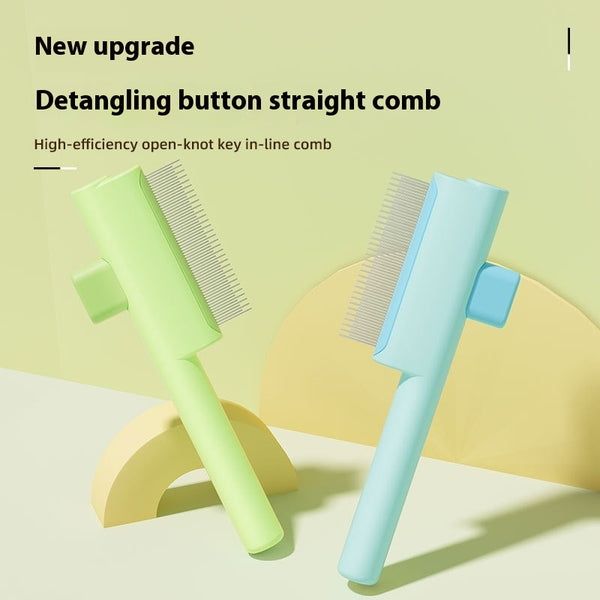 Peine Deslanador para Gatos - Removedor de Nudos y Pelo de Un Click