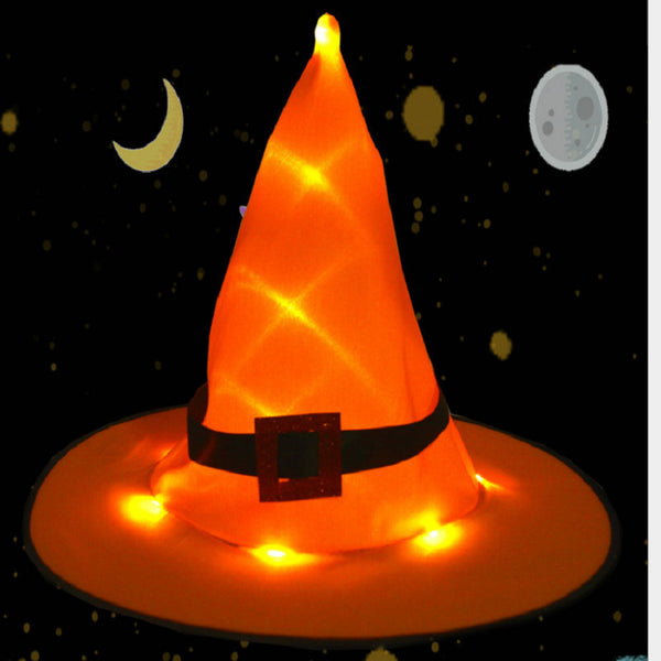 Sombrero de Bruja Luminoso para Halloween