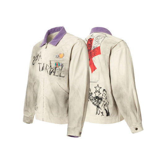 Chaqueta Detroit con Diseño Retro Badge y Teñido Vintage - Image 22