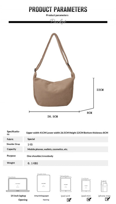 Bolso de Hombro Acolchado Tipo Dumpling para Mujer - Image 14