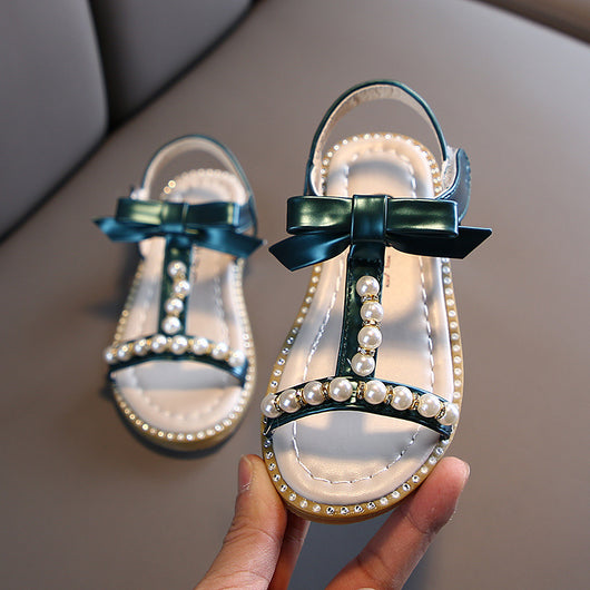 Sandalias Princesa de Perlas para Niñas - Colección Verano - Image 6