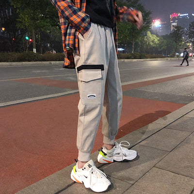 Overol Casual Estilo Harajuku de 9 Puntos para Hombre - Image 7