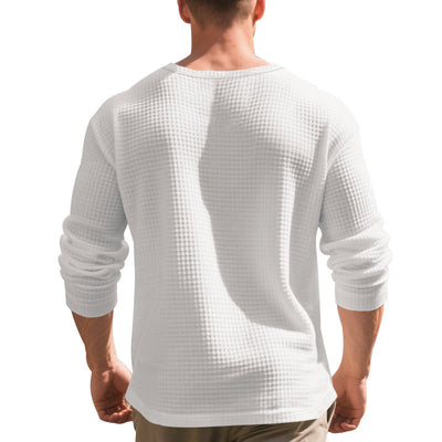 Camiseta Manga Larga Henry Estilo Retro - Image 42