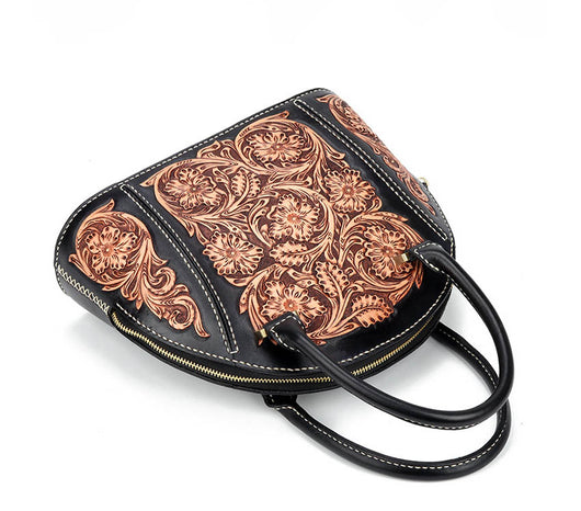 Bolso Tote Multicusos de Cuero con Punta de Concha para Mujer - Image 6