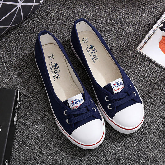 Zapatos de Lona Cómodos para Mujer con Suela Plana y Transpirabilidad - Image 4