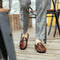 Zapatos Casuales Británicos de Cuero Genuino sin Cordones