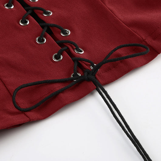 Camiseta Ajustada Bicolor con Encaje y Control de Cintura - Image 9
