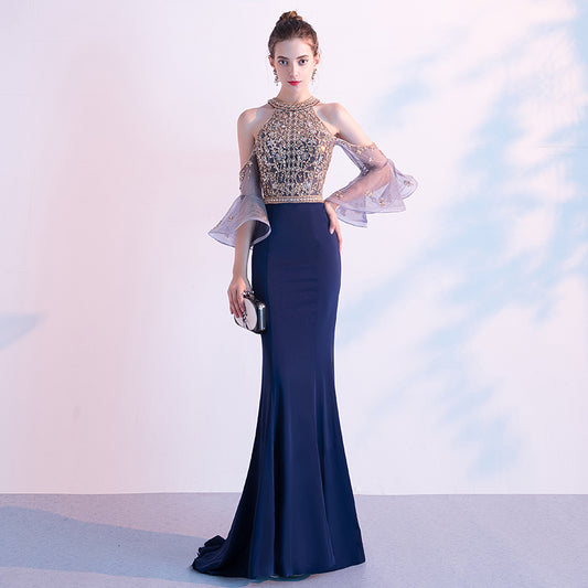 Vestido de Noche Texturizado Lujo para Mujer - Colección Premium