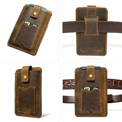 Funda de Cuero Premium para Teléfonos de Pantalla Grande - Image 3