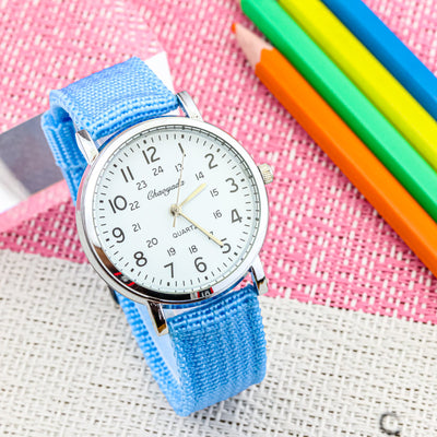 Reloj Digital Infantil Coreano con Correa de Lona Transpirable y Pantalla Clara - Image 3