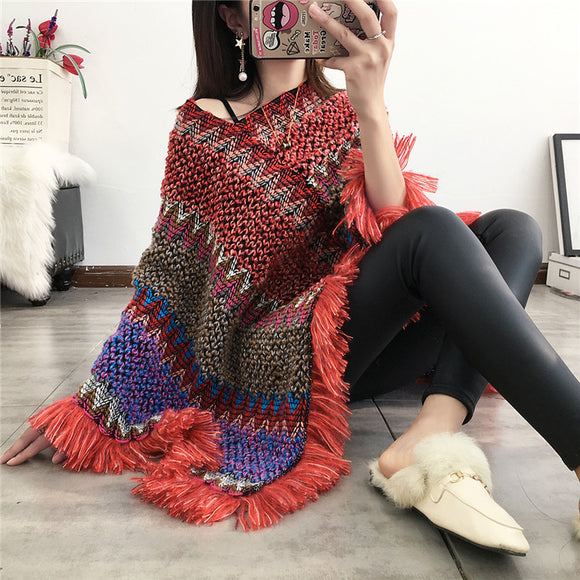 Abrigo Mujer con Flecos - Elegancia y Confort