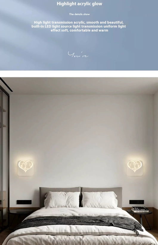 Lámpara de Pared Estilo Crema para Dormitorio y Pasillo - Image 28