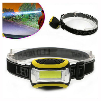 Linterna Frontal LED de 3 Velocidades para Actividades Nocturnas