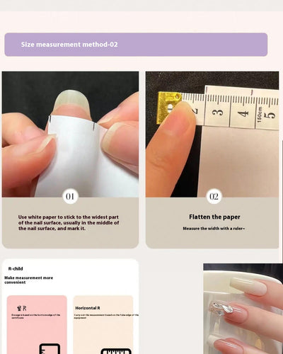 Uñas Postizas Francesas Artesanales de Alta Gama con Efecto Blindado - Image 11