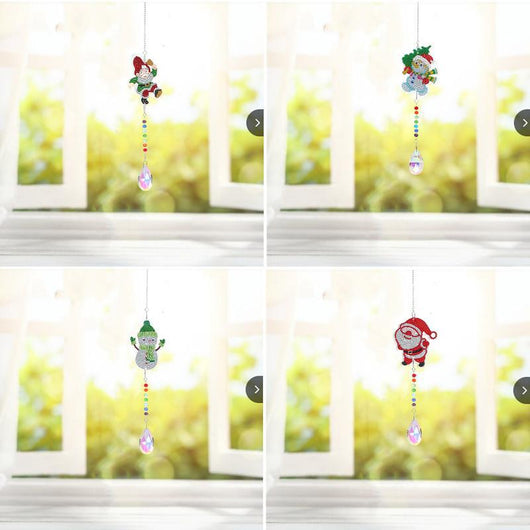 Campana de Viento Diamante con Mariposas y Libélulas para Ventana - Image 19