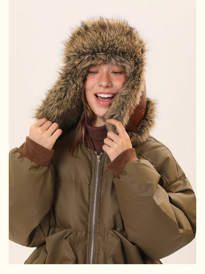 Gorro Ciclista Retro con Forro Polar y Protección Térmica para Oídos - Image 16