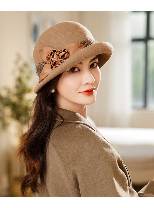 Gorro de Lana Retro para Mujer - Estilo Clásico Basin - Image 3