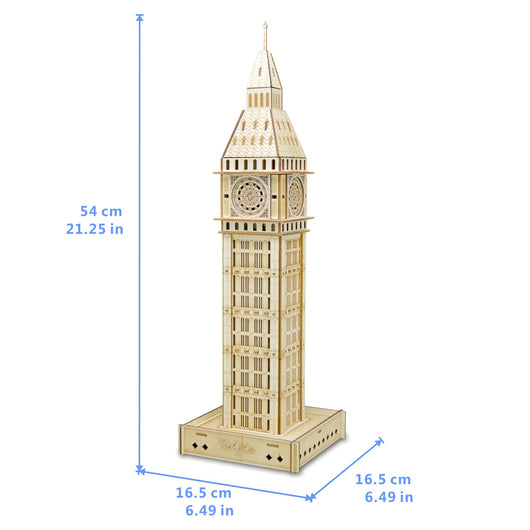 Puzzle 3D de Madera - Modelo DIY Armable - Image 3