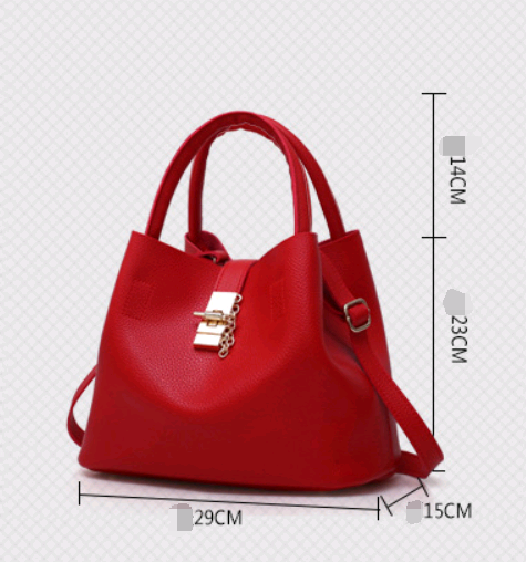 Bolso Bandolera Mujer Piel PU Patrón Grabado Tipo Lichi - Bolsa Tipo Cubo Elegante y Resistente - Image 8