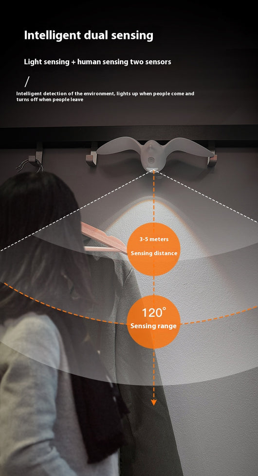 Lámpara LED con Sensor de Movimiento Recargable para Pasillos y Escaleras - Image 20