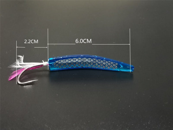 Anzuelos Artificiales de Plástico para Pesca