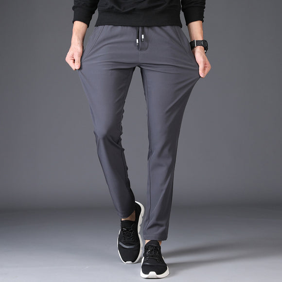 Pantalones Casuales Slim Fit para Primavera y Verano