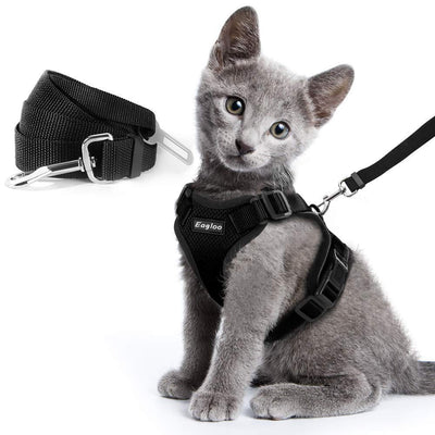 Arnés de Chaleco para Gato a Prueba de Escape con Adaptador de Cinturón de Seguridad - Image 15