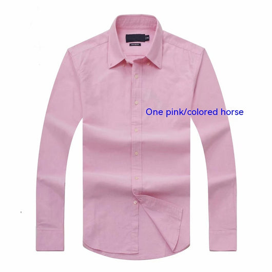 Camisa Manga Larga Hombre Business Casual Primavera Otoño - Image 17