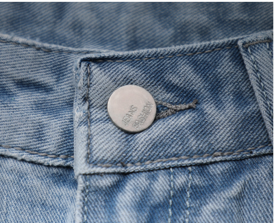 Pantalones Vaqueros Anchos Mujer Sección Fina Verano - Image 11