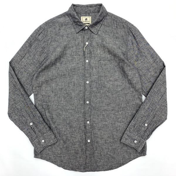 Camisa Retro de Lino y Algodón para Hombre - Estilo Japonés Transpirable